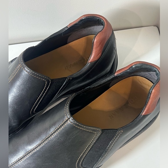 Cole Haan Zeno Loafer Size 11.5 Black Slip On Comfort Sole Shoe - Picture 4 of 11